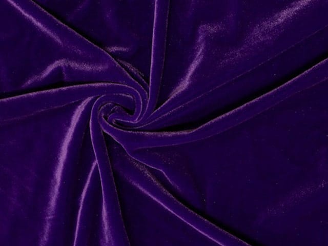 Purple Stretch Velvet
