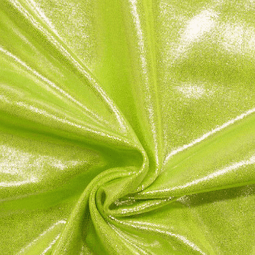 New Peridot Jewels Spandex, flat foiled fabric, green fabric, shiny green fabric, gymnastics fabric, dance fabric