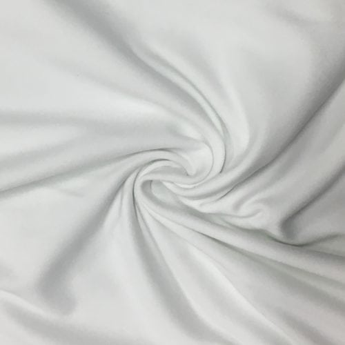 White Zen ATY Nylon Spandex, White Athletic ATY Nylon Fabric, Performance Wear Athletic Fabric, ATY Nylon activewear fabric, ATY Nylon spandex fabric, moisture wicking fabric, moisture wicking supplex, moisture wicking yoga fabric, spandex for leggings, stretch fabric for leggings, wholesale stretch fabric, ultra soft yoga fabric, sleek activewear fabric