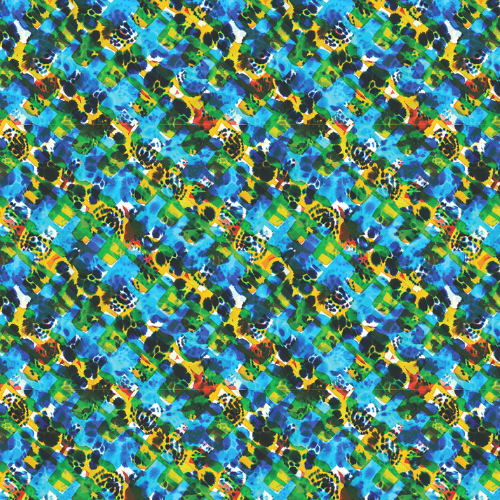 Tie Dye Checks C1
