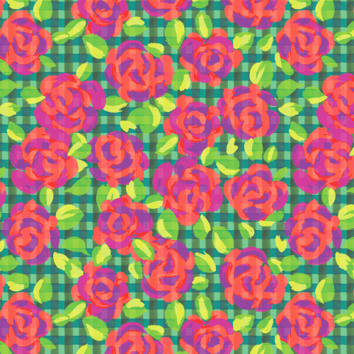 Gingham Rose C1